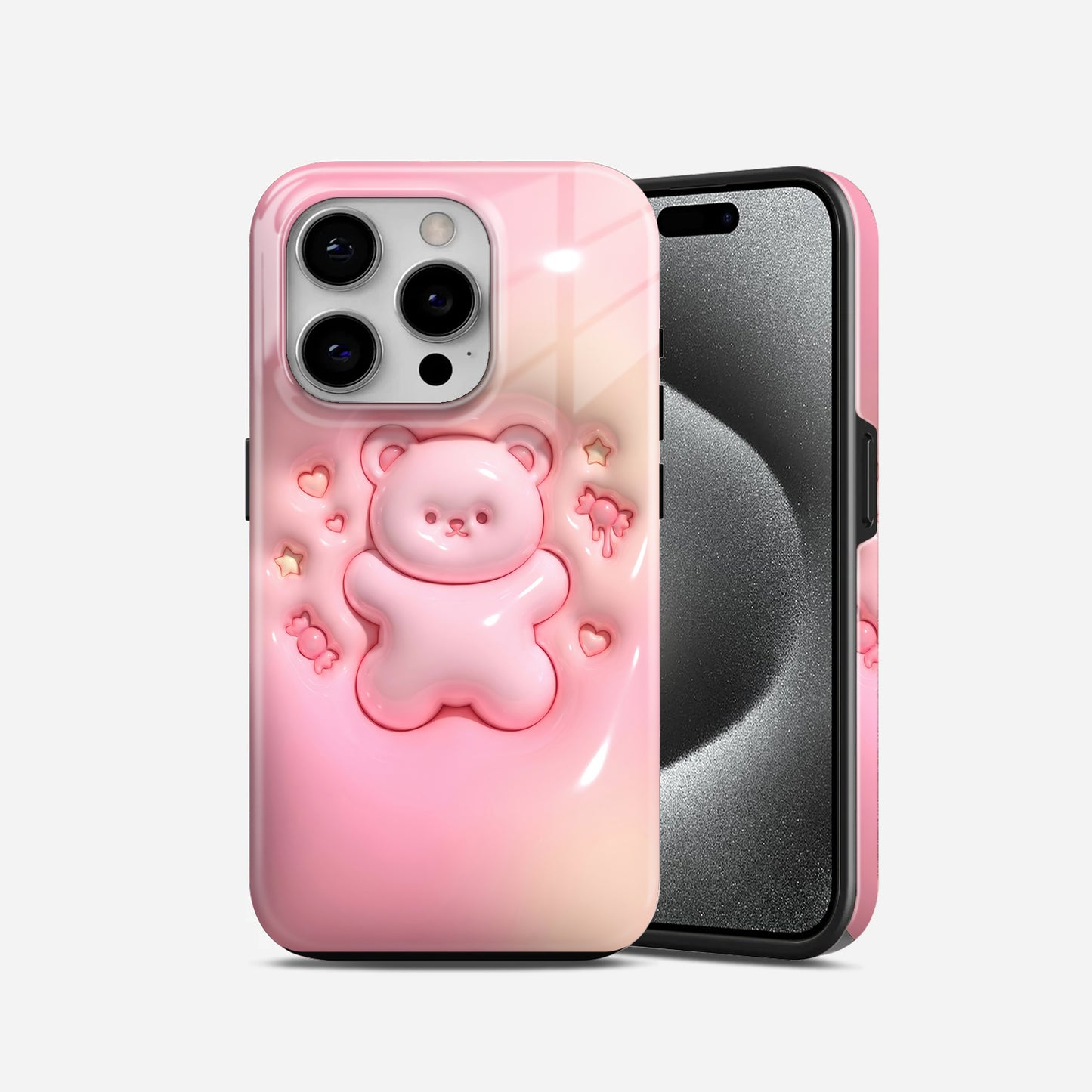 Teady Pink New Premium 2 in 1 Case (35)