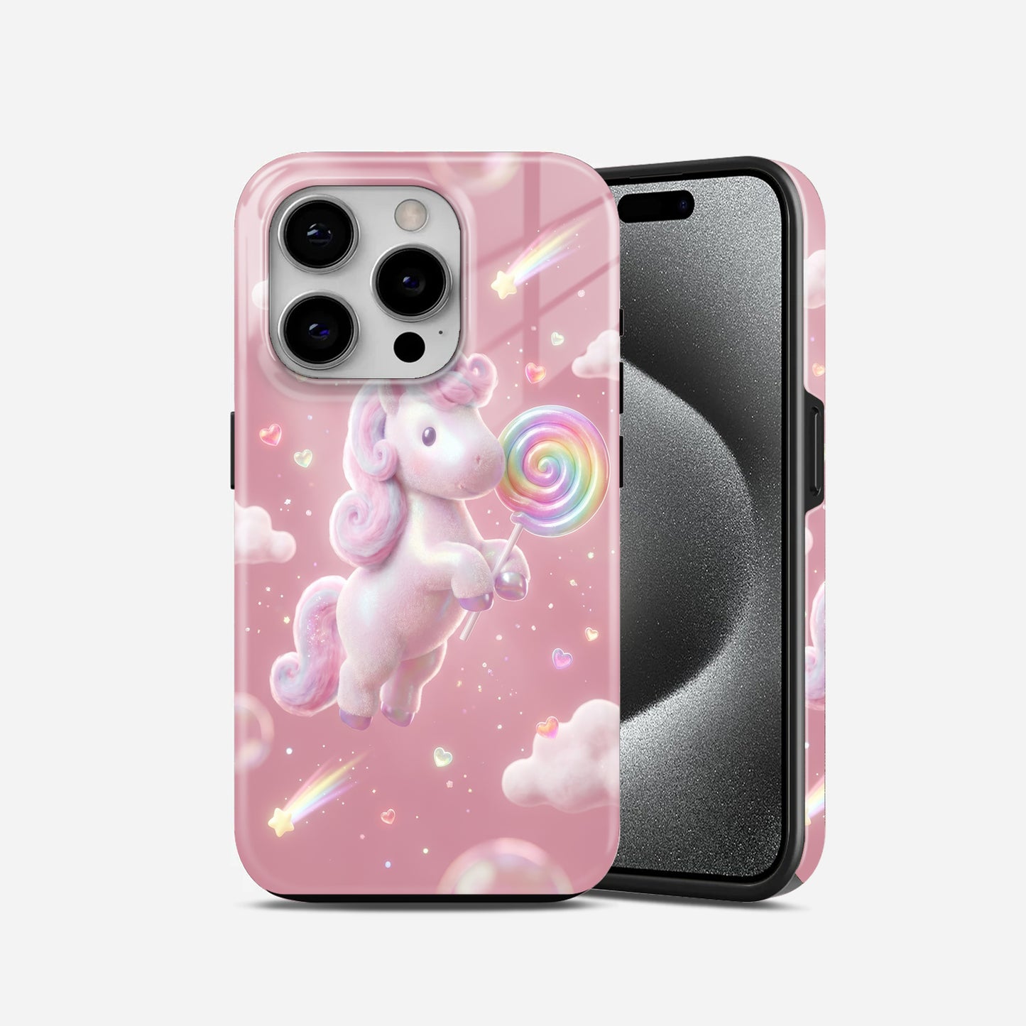 Unicorn Candy Pink New Premium 2 in 1 Case (43)