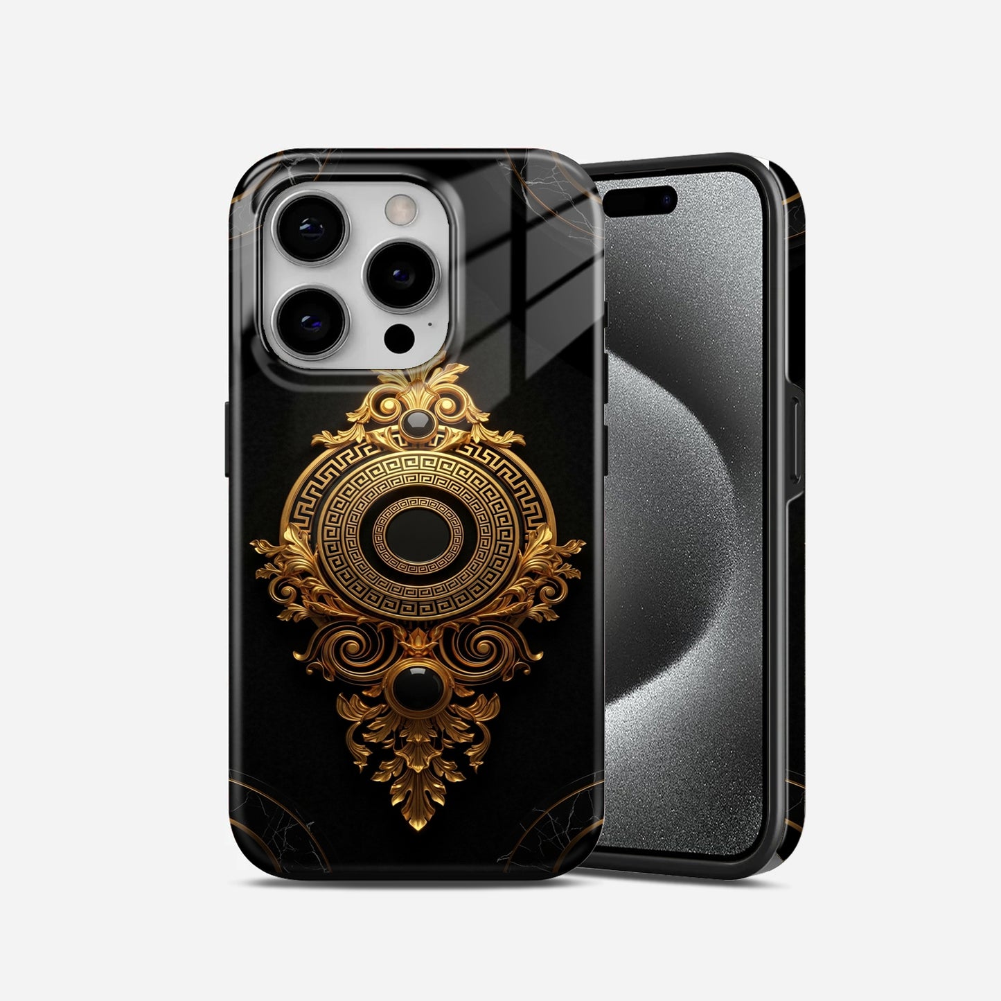 Gold Black New Premium 2 in 1 Case