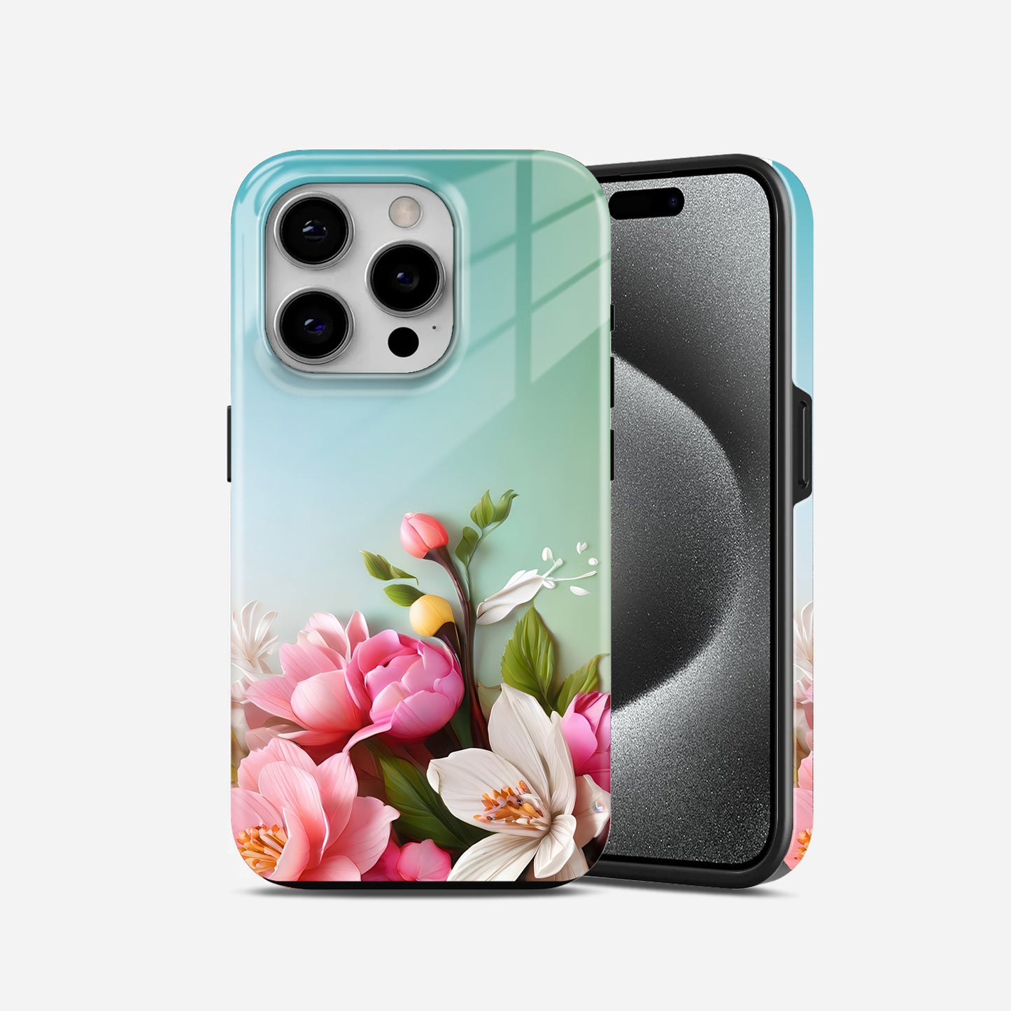 Floral Premium 2 in 1 Case