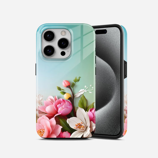 Floral Premium 2 in 1 Case