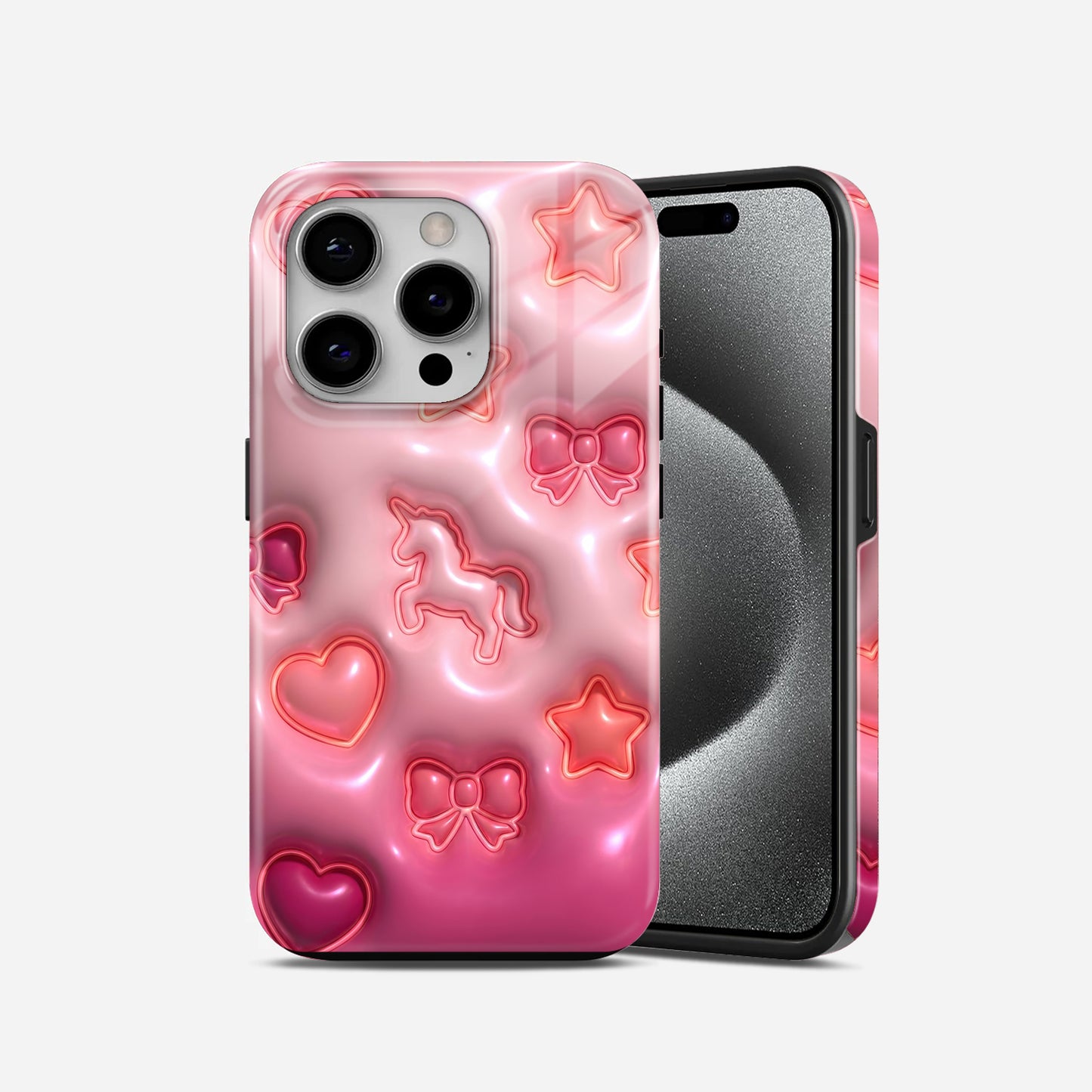 Unicorn Pink New Premium 2 in 1 Case (15)