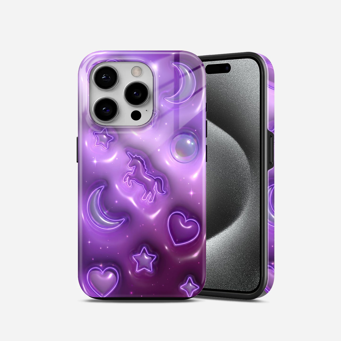 Unicorn Purple New Premium 2 in 1 Case (19)