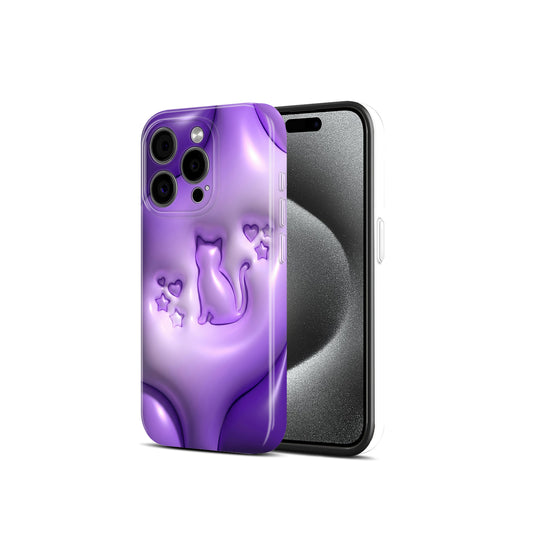 Cat Purple New Premium 2 in 1 Case (20)