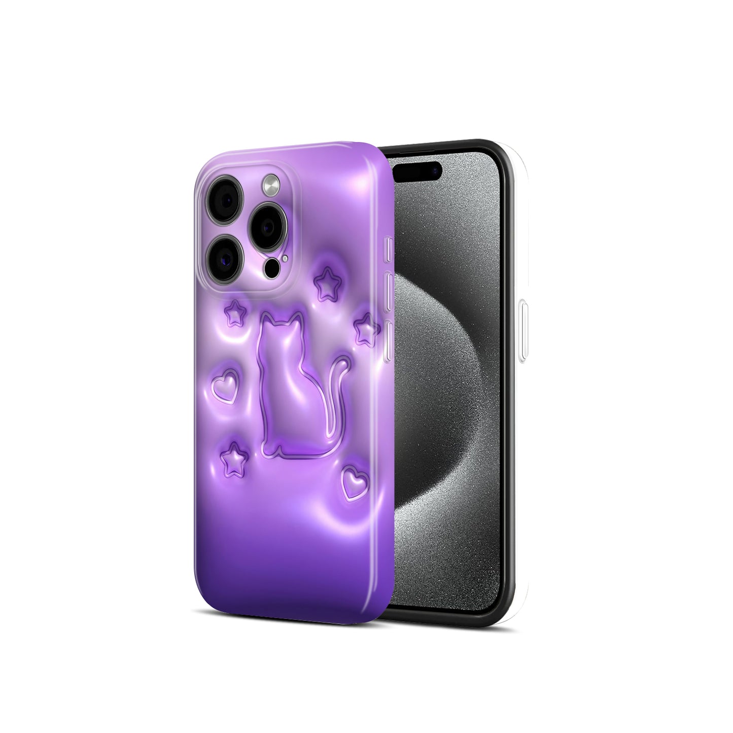 Cat Purple New Premium Hard Glossy (21)