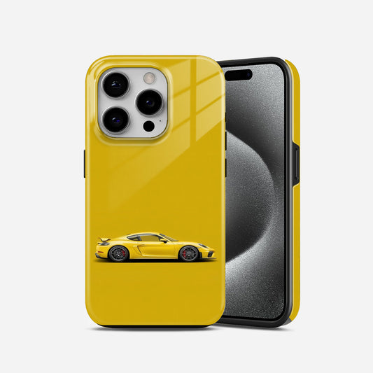 Yellow Car Premium 2 in 1 Case
