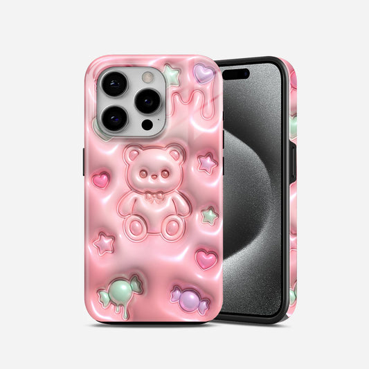 Teady Pink New Premium 2 in 1 Case (33)