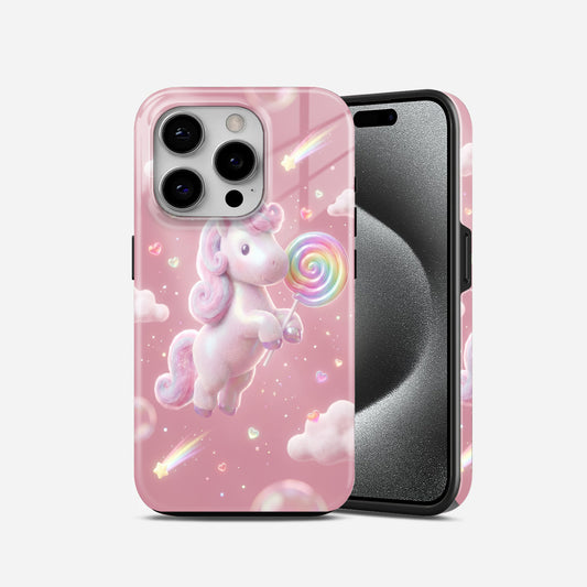 Unicorn Candy Pink New Premium 2 in 1 Case (43)