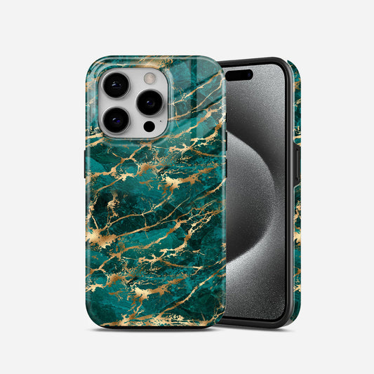 Green Marble Premium 2 in 1 Case
